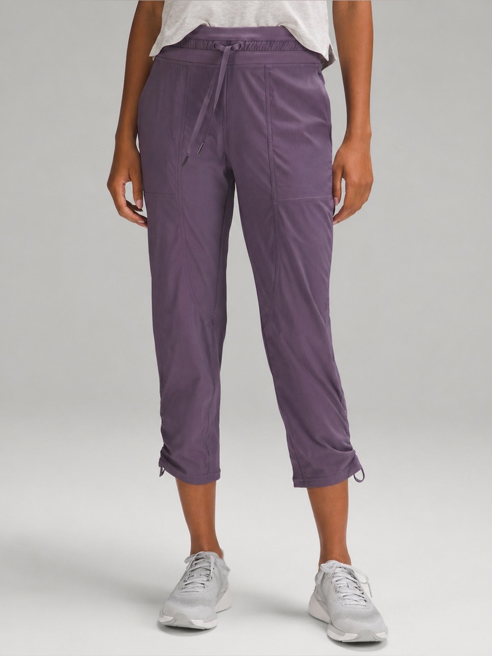 lululemon athletica Purple Cropped Drawstring Pants